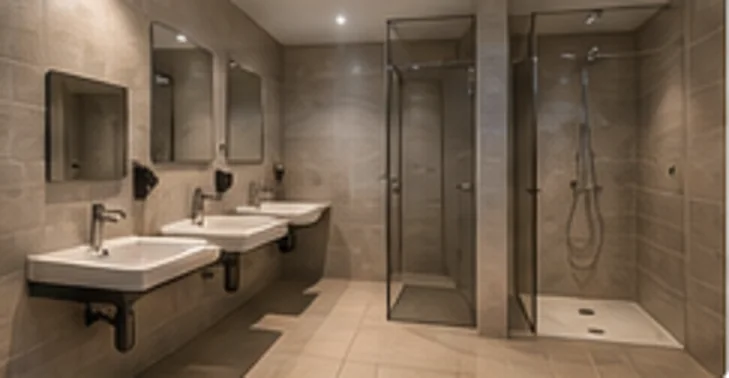 Driver shower and toilet facilities